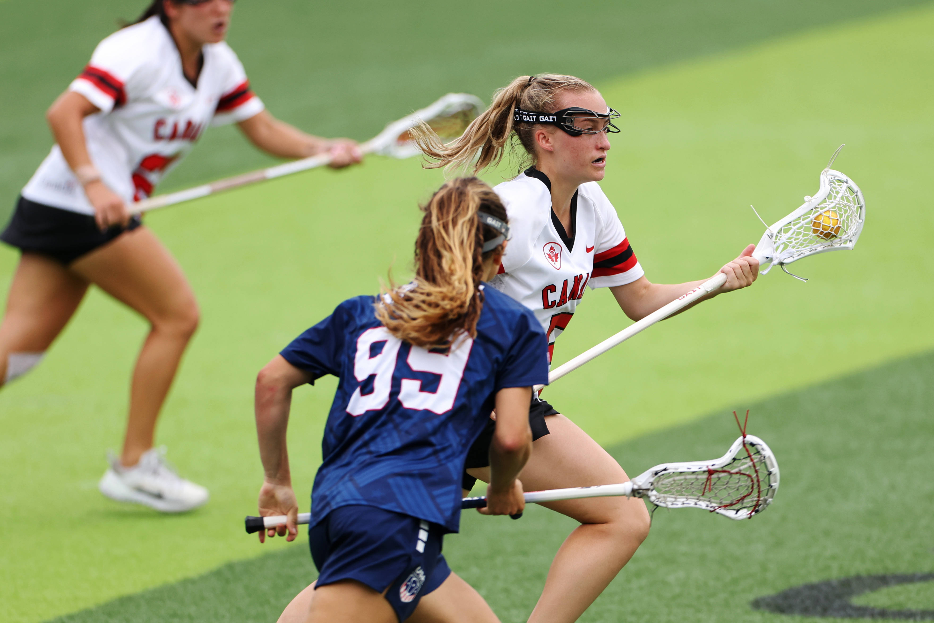 皇冠信用網开户_（成都世运会）棍网球——美国队夺得女子金牌