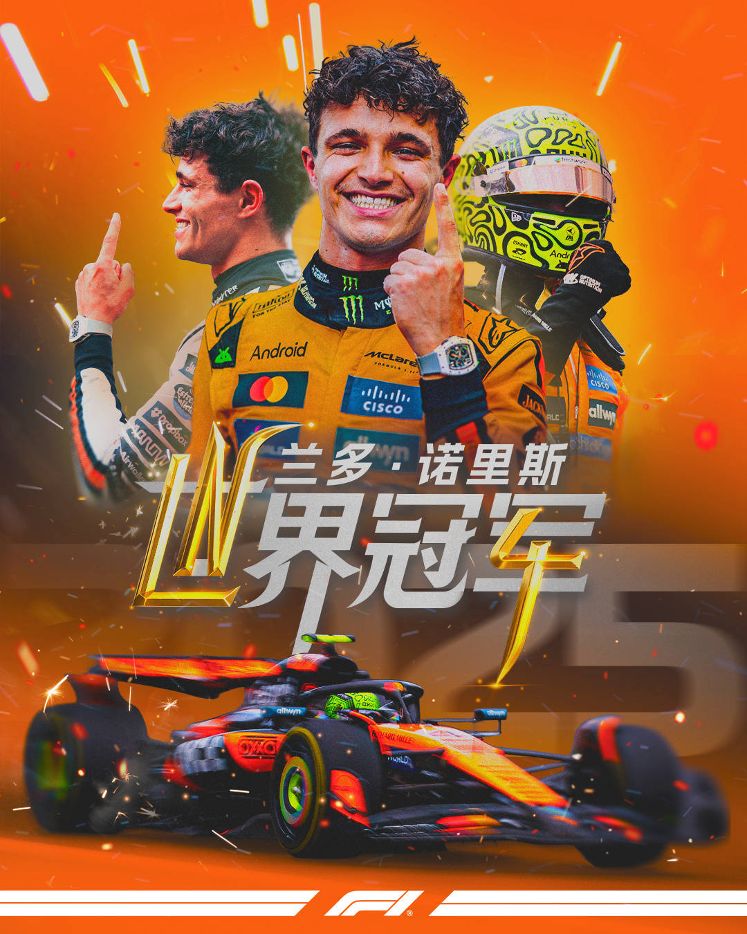 2026世界杯北京时间估计几点_诺里斯首获F1车手总冠军 维斯塔潘无缘五连冠